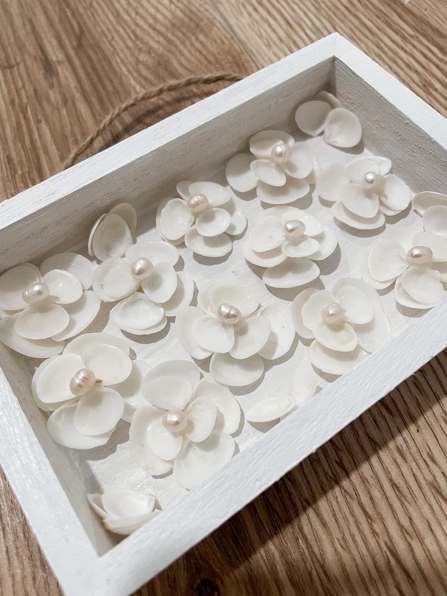 Pearl Petals – Coastal Floral Wall Art