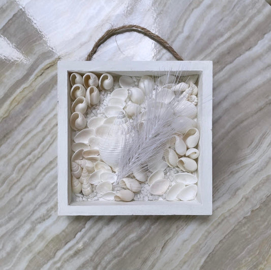 Minimalist Coastal Seashell Wall Hanging