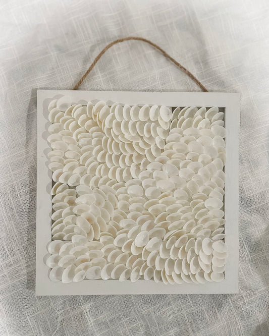 Finn – Handmade Coastal Shell Wall Art for a Serene Ocean-Inspired Home