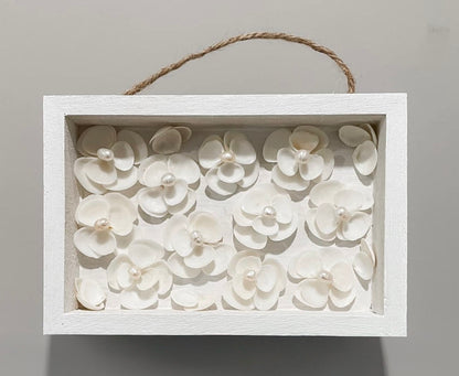 Pearl Petals – Coastal Floral Wall Art